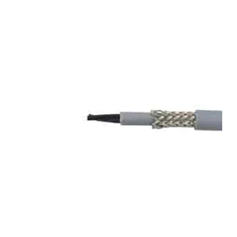 Alpha Wire Pro-Met Control Cable, 2 Cores 0.75mm², 50 m, Screened, Grey Polyvinyl Chloride Sheath 470027CY GE321