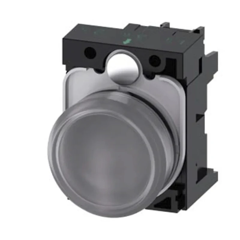 Siemens Illuminated Push Button Switch, Momentary, Front Mount, 22 mm Cutout, SPDT, Red LED, 500 V dc 3SU1106-0AB20-1FA0
