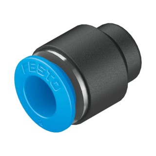 Festo Polybutylene Terephthalate Tubing Cap, 8 mm Push-in, Max Operating Pressure 14 bar, Temperature Range -10°C to QSC-8