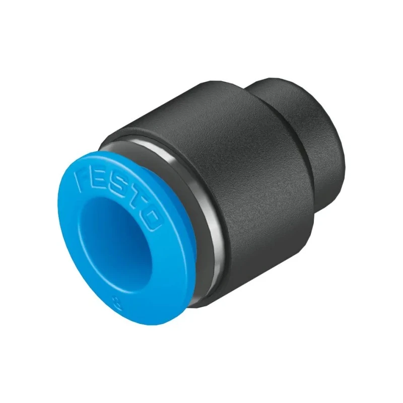 Festo Polybutylene Terephthalate Tubing Cap, 8 mm Push-in, Max Operating Pressure 14 bar, Temperature Range -10°C to QSC-8