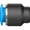 Festo Polybutylene Terephthalate Tubing Cap, 8 mm Push-in, Max Operating Pressure 14 bar, Temperature Range -10°C to QSC-8