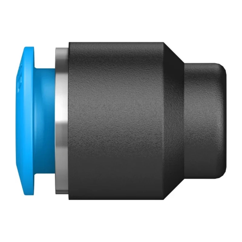 Festo Polybutylene Terephthalate Tubing Cap, 8 mm Push-in, Max Operating Pressure 14 bar, Temperature Range -10°C to QSC-8