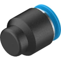 Festo Polybutylene Terephthalate Tubing Cap, 8 mm Push-in, Max Operating Pressure 14 bar, Temperature Range -10°C to QSC-8
