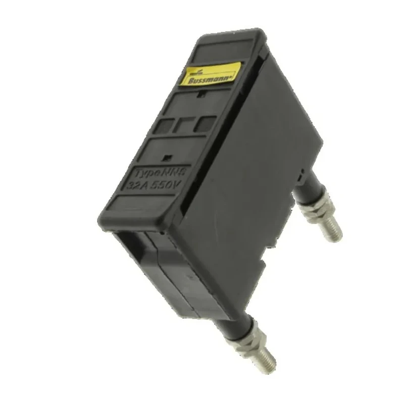 Eaton 32A Rail Mount Fuse Holder 1P Pole Back Stud Connected DIN 35 mm 550V AC 32NNSBS