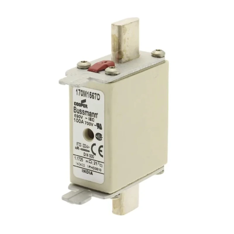 Eaton 16A Centred Tag Fuse NH000 690V AC High Speed Dual Indication Fast Acting Bussmann Series NH000