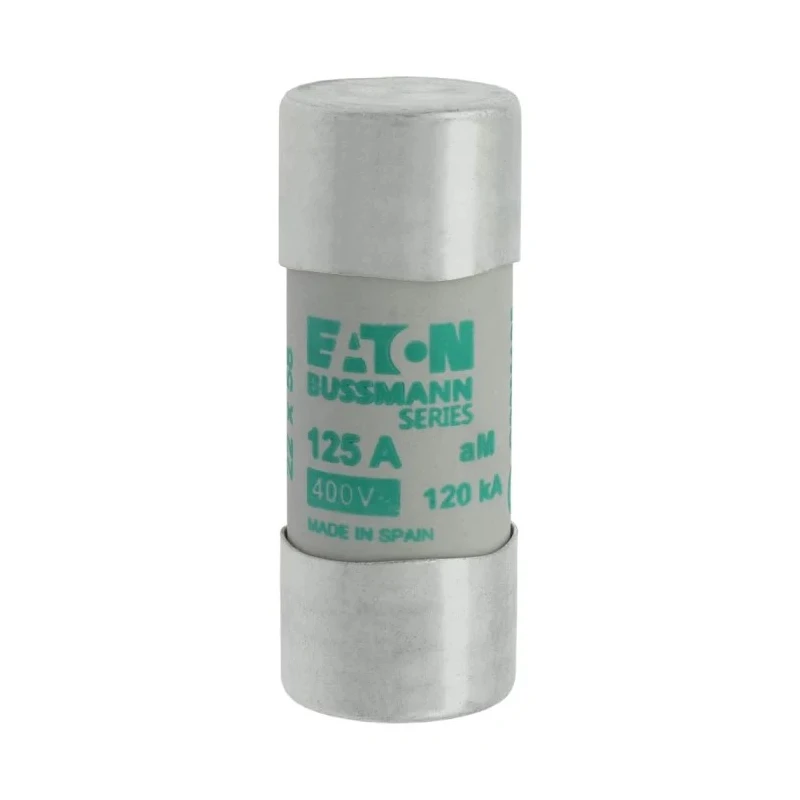 Eaton Ceramic Cartridge Fuse 125A Current Rating 400V AC Voltage 22 x 58 mm C22M125