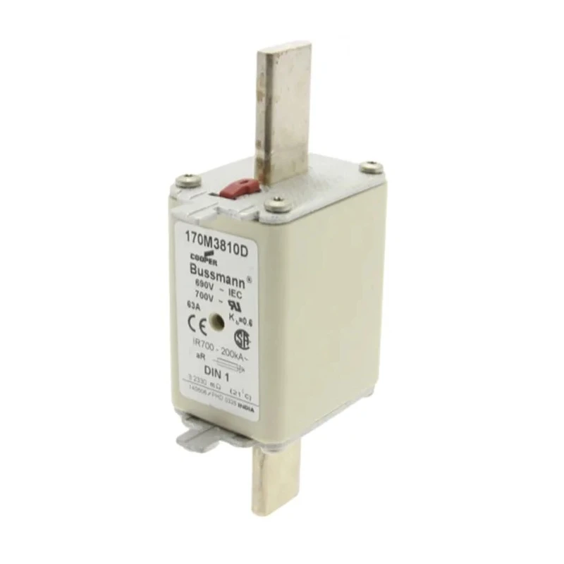 Eaton 40A Centred Tag Fuse NH1 690V ac Fast Acting Dual Indication Blade Tag 170M3808D