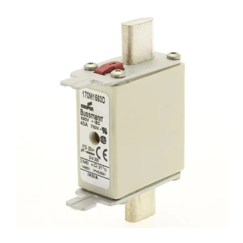 Eaton 40A High Speed Dual Indication Centred Tag Fuse NH000 690V AC NH000
