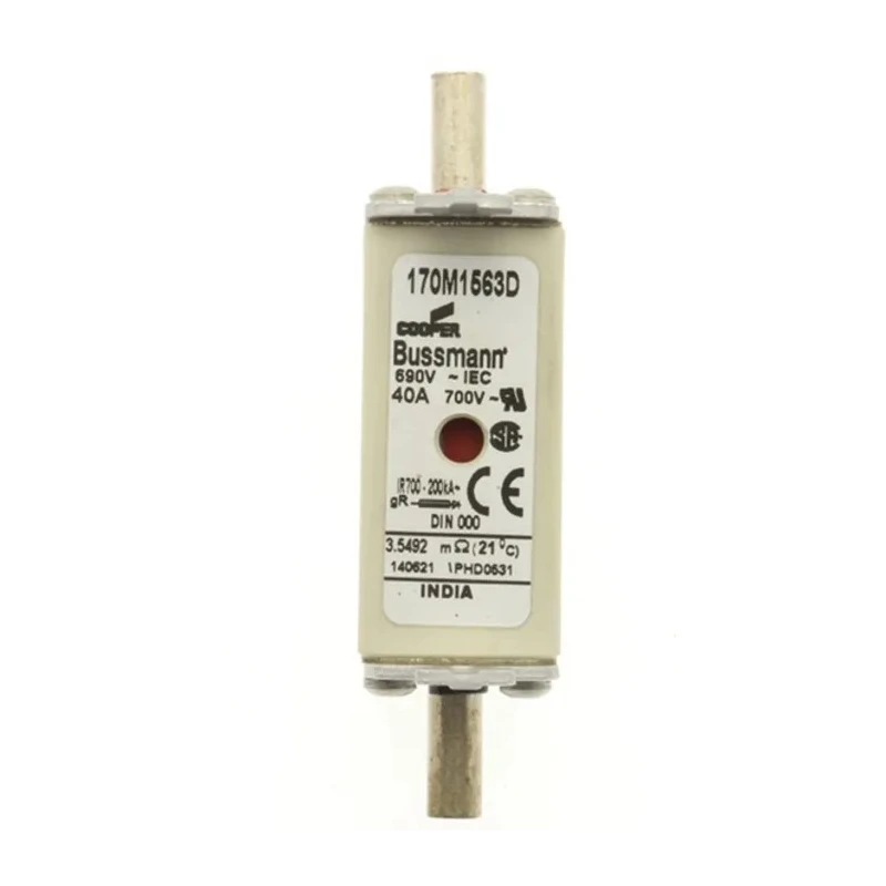 Eaton 40A High Speed Dual Indication Centred Tag Fuse NH000 690V AC NH000