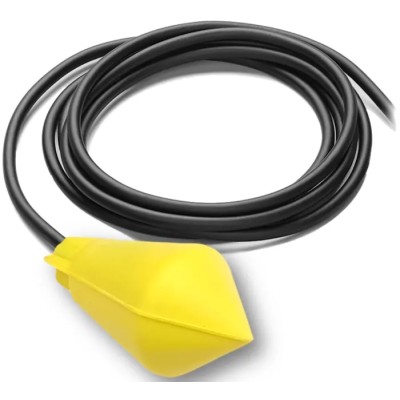 ATMI Cable Float Switch with 5 m Cable, SPDT Output, Max 400 V AC / 250 V DC, Copolymer Polypropylene Housing BIPSTOPVRNEO5M