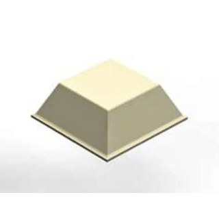 3M Square Adhesive Anti-Vibration Mount, 20.5 mm Outside Diameter, 7.6 mm Overall Height SJ5023WT