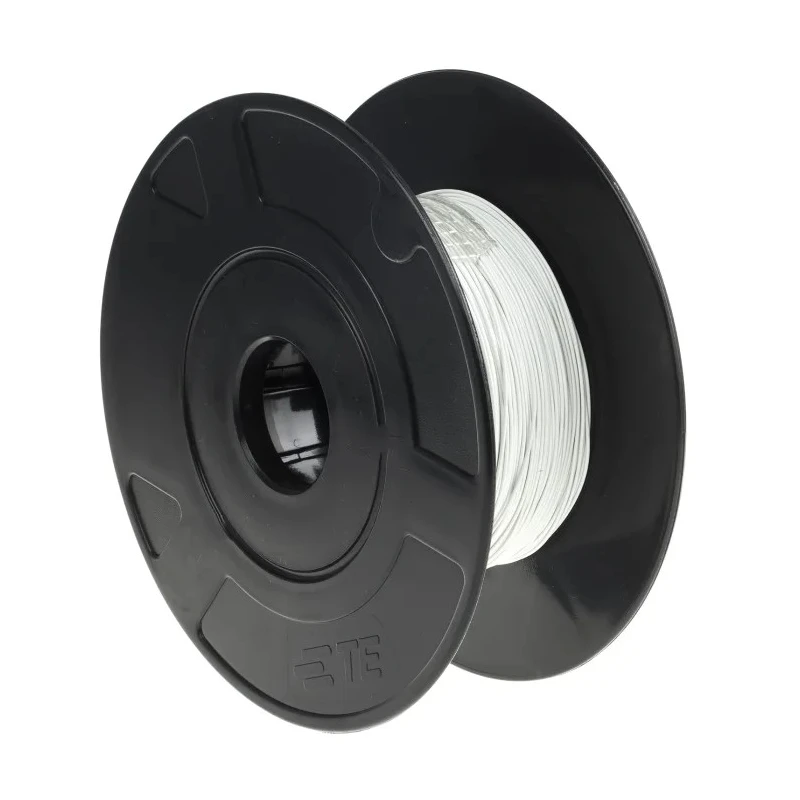 TE Connectivity FlexLite Series White Hook Up Wire 23 AWG, 19/0.12 mm Strands, 100 m Length, Polyolefin FLT0111-0.25-9