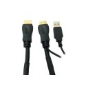 RS PRO 15 m 1080p High Speed Male HDMI to Male HDMI Cable, HDMI 1.4, Black 182-8904