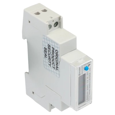 Finder 1 Phase LCD Energy Meter with Pulse Output, 7 Digits Display, Class B Accuracy, 90.4mm Cutout Height 7E.64.8.230.0010