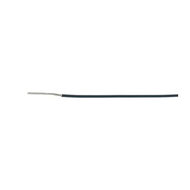 TE Connectivity FlexLite Series Black Equipment Wire 20 AWG 19/0.19 mm Core Strands 100 m Polyolefin FLT0111-0.50-0