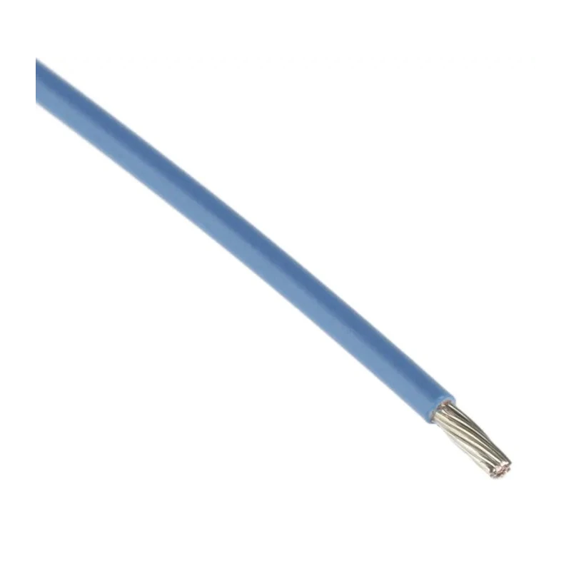 TE Connectivity FlexLite Series Blue Equipment Wire 20 AWG 19x0.19 mm Core Strands 100 m Polyolefin Jacket FLT0111-0.50-6