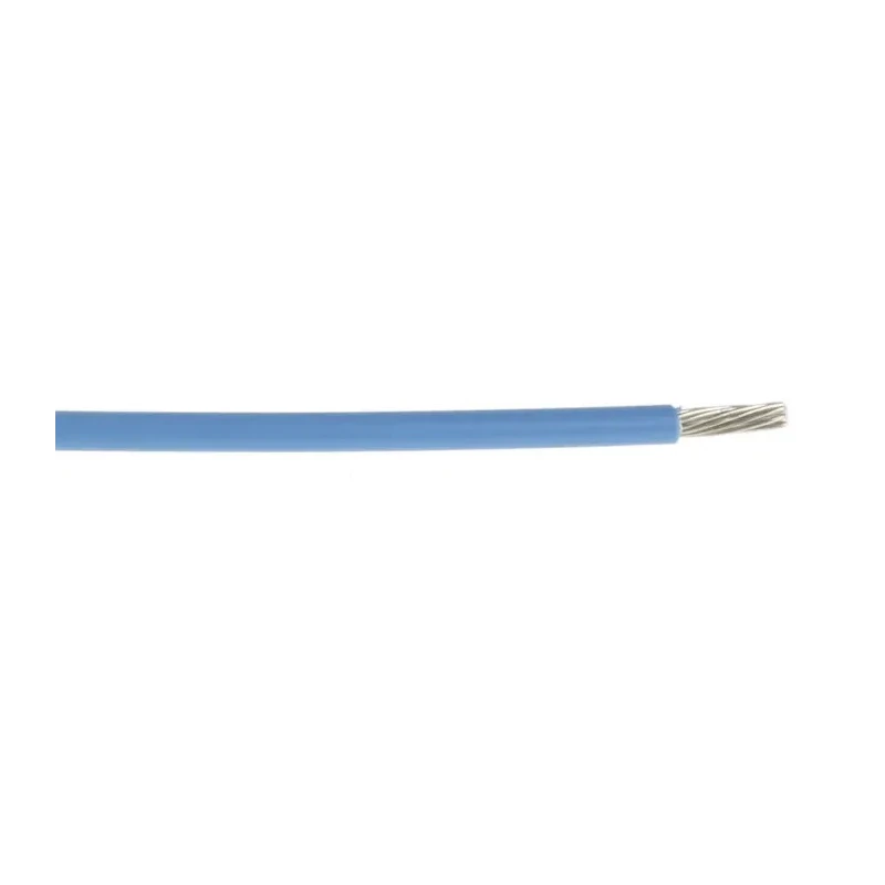 TE Connectivity FlexLite Series Blue Equipment Wire 20 AWG 19x0.19 mm Core Strands 100 m Polyolefin Jacket FLT0111-0.50-6