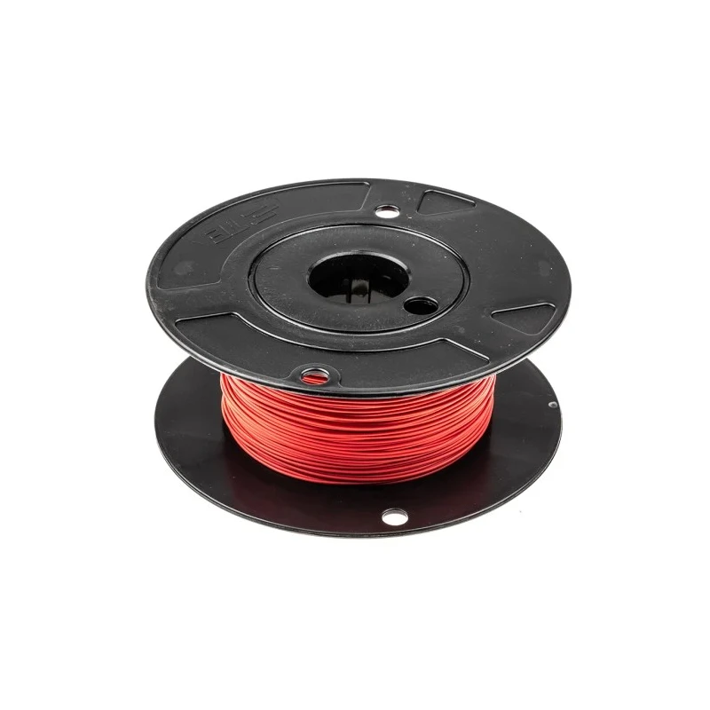 TE Connectivity FlexLite Series Red Equipment Wire, 20 AWG, 19/0.19 mm Core Strands, 100 m Length, Polyolefin FLT0111-0.50-2