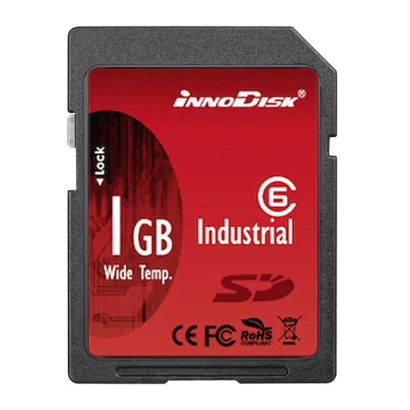 InnoDisk 1 GB Industrial Grade SD Card Class 10 SLC NAND DS2A-01GI81C1B