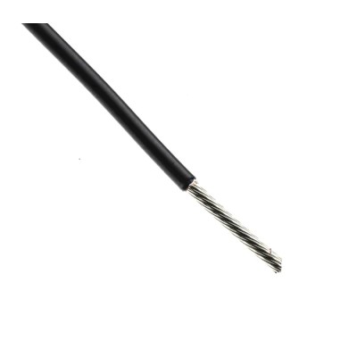 TE Connectivity FlexLite Series Black Equipment Wire 16 AWG 19 x 0.32 mm Core Strands 100 m Polyolefin FLT0111-1.50-0