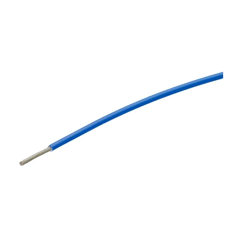 TE Connectivity FlexLite Series Blue Equipment Wire 16 AWG 19x0.32mm Core Strands 100m Polyolefin FLT0111-1.50-6