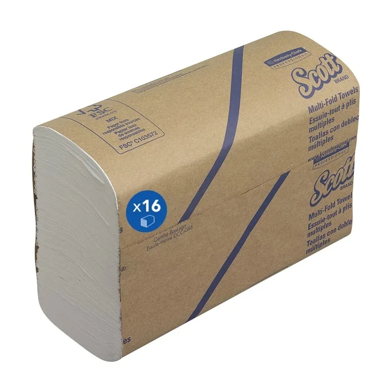 SCOTT Multifold Hand Towels 238 x 81 mm 1 Ply 4000 Sheets 3749