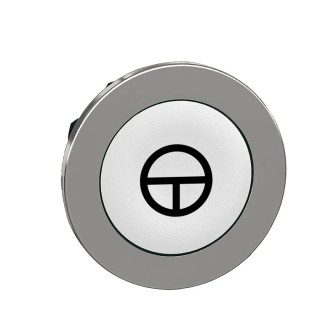 Schneider Electric Harmony Series White Momentary Push Button Head 30mm Cutout IP66 IP67 IP69K ZB4FA145