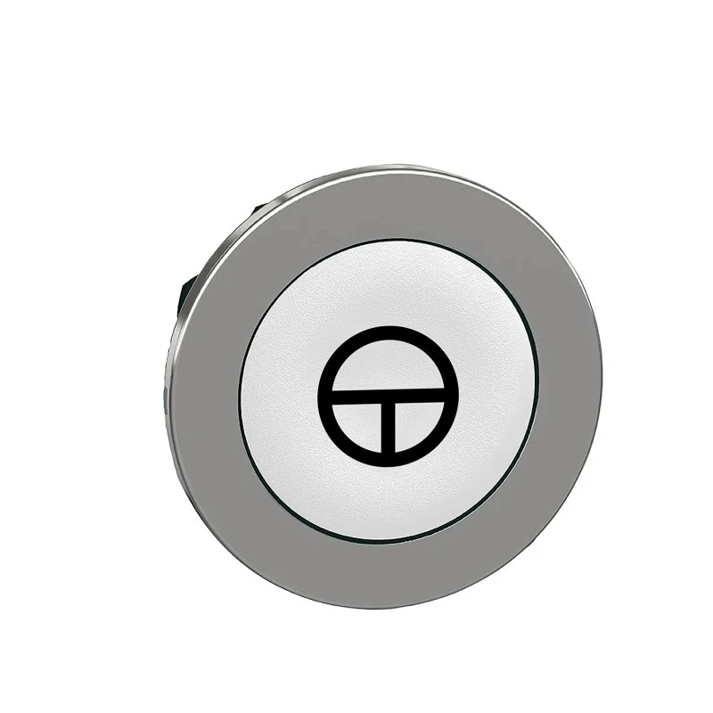 Schneider Electric Harmony Series White Momentary Push Button Head 30mm Cutout IP66 IP67 IP69K ZB4FA145