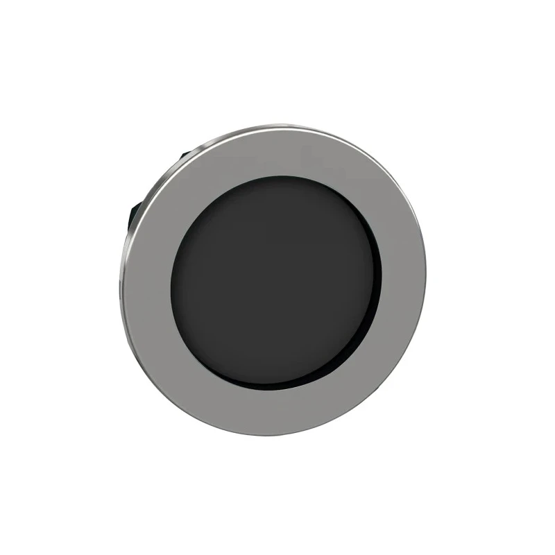 Schneider Electric ZB4 Series Black Round Metal Momentary Push Button Head, 30 mm Cutout, IP66 IP67 IP69K ZB4FA26