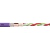 Igus chainflex CFBUS Data Cable 4 Cores 0.5mm² 20 AWG Screened Thermoplastic Elastomer Jacket Purple 25 m CFBUS.022