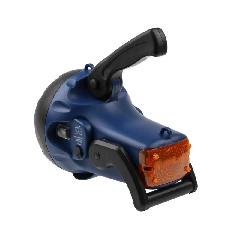 Nightsearcher Rechargeable LED Searchlight Amber 7.4V 4400mAh Lithium-ion Battery IP44 1600 Lumens Beam Distance NSSL1600