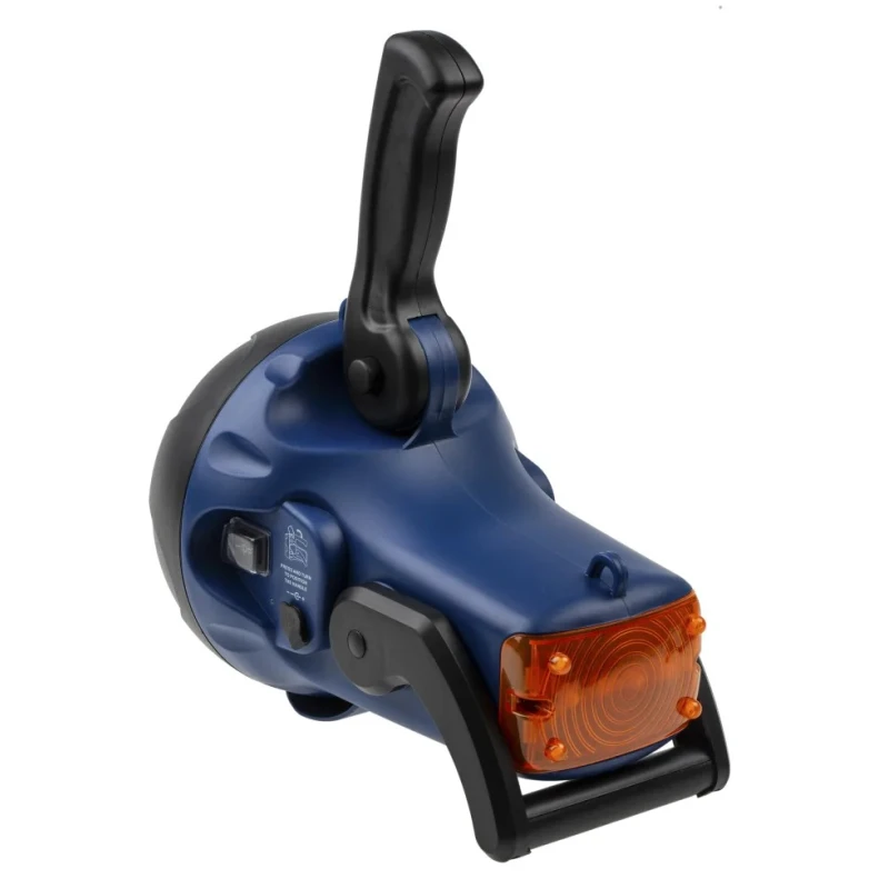 Nightsearcher Rechargeable LED Searchlight Amber 7.4V 4400mAh Lithium-ion Battery IP44 1600 Lumens Beam Distance NSSL1600