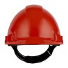 3M Red Ventilated Adjustable Safety Helmet ABS Material EN 397 Standard G30CRD