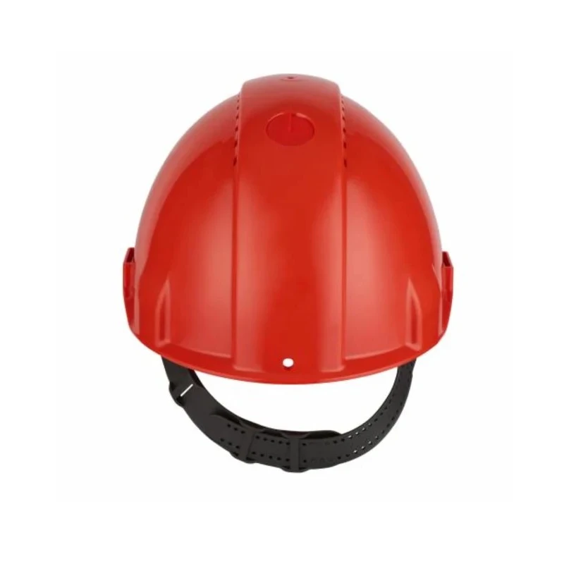 3M Red Ventilated Adjustable Safety Helmet ABS Material EN 397 Standard G30CRD