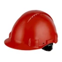 3M Red Ventilated Adjustable Safety Helmet ABS Material EN 397 Standard G30CRD