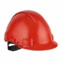 3M Red Ventilated Adjustable Safety Helmet ABS Material EN 397 Standard G30CRD