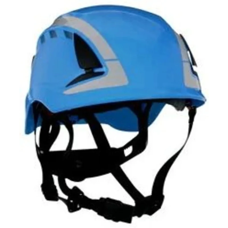 3M Blue Safety Helmet Adjustable Ventilated Chin Strap Included EN 12492 + EN 397 X5003V-CE
