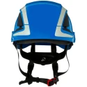 3M Blue Vented Adjustable Safety Helmet with Chin Strap ABS Material EN 12492 + EN 397 X5003VE-CE