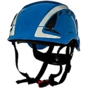 3M Blue Vented Adjustable Safety Helmet with Chin Strap ABS Material EN 12492 + EN 397 X5003VE-CE