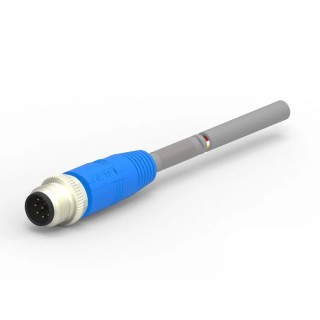 TE Connectivity Male 8 Way M12 to 8 Way Sensor Actuator Cable, 500mm T4151120008-001