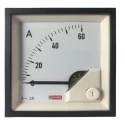 RS PRO Analogue Panel Ammeter 3 A AC, 68 mm x 68 mm, 1 % Moving Iron 186-2441