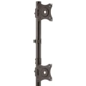 StarTech.com Black Monitor Arm Desk Mount with 10 kg Load Capacity 900mm Height ARMDUALV
