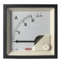 RS PRO Analogue Panel Ammeter 30 A AC, Moving Iron, 68 mm x 68 mm, 1% Accuracy, Model 186-2448