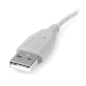 StarTech.com USB 2.0 Male USB Type A to Male Micro USB Type B Cable, Grey PVC Jacket, 152 mm USB2HABM6IN
