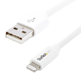 StarTech.com USB 2.0 Male USB 2.0 Type A to Male Lightning Connector Cable White 2m USBLT2MW