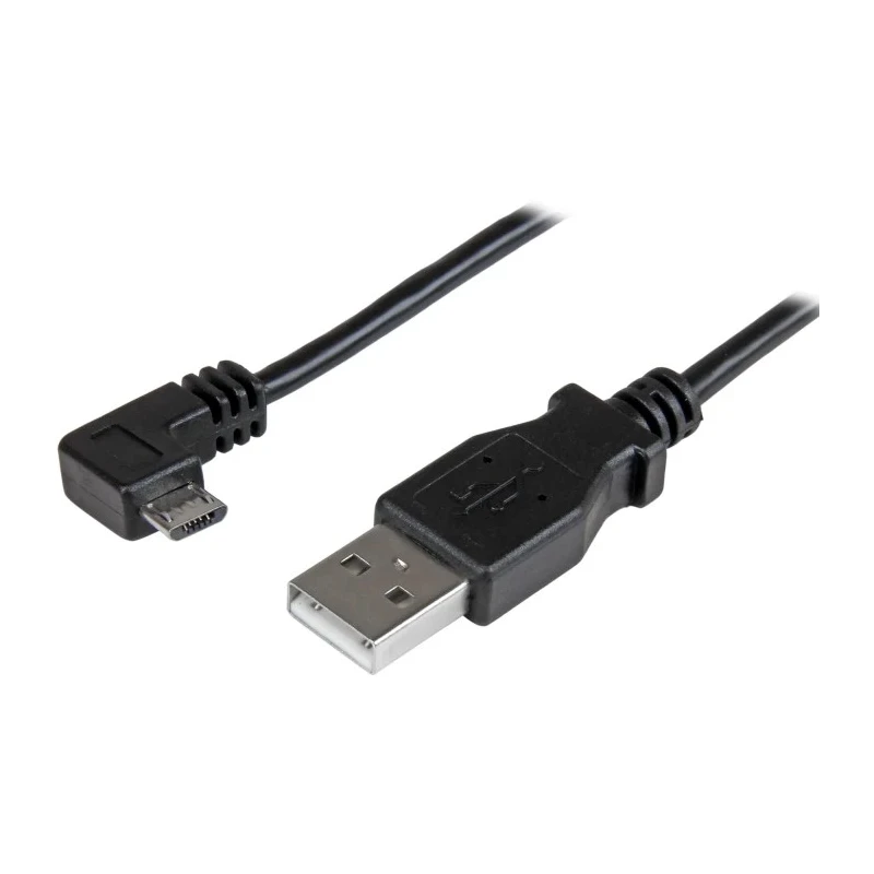 StarTech.com USB 2.0, Male USB Type A to Male Micro USB Type B Black Cable 2m USBAUB2MRA