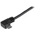 StarTech.com USB 2.0, Male USB Type A to Male Micro USB Type B Black Cable 2m USBAUB2MRA