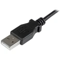 StarTech.com USB 2.0, Male USB Type A to Male Micro USB Type B Black Cable 2m USBAUB2MRA