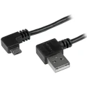 StarTech.com USB 2.0 Male USB Type A to Male Micro USB Type B Cable Black 1 m USB2AUB2RA1M