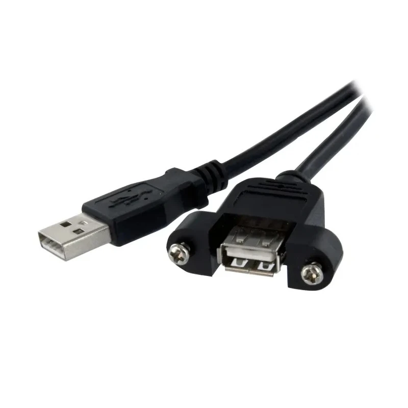 StarTech.com USB 2.0 Female USB 2.0 Type A to Female USB 2.0 Type A Cable Black 900 mm USBPNLAFAM3